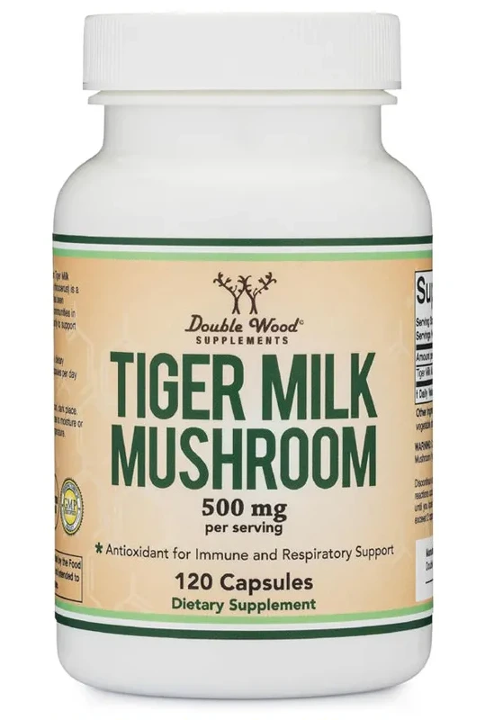 Tiger Milk Mushroom For Respiratory and Lung Health Support, 500mg per Serving Tiger Milk Mushroom For Respiratory and Lung Health Support, 500mg per Serving